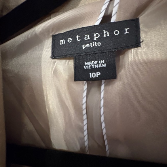 Bundle 3 for $15. Metaphor Women's Beige Single-Button Blazer. Size 10. - Picture 6 of 8